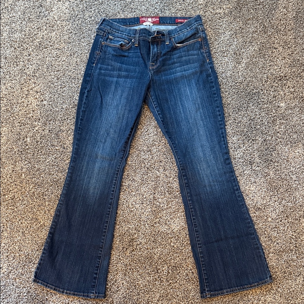 Lucky Brand Dark Blue Flare Jeans